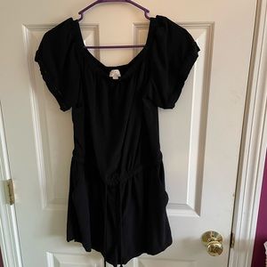 Loft black romper